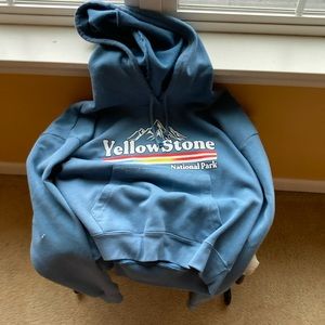 Cute Yellowstone blue sweatshirt